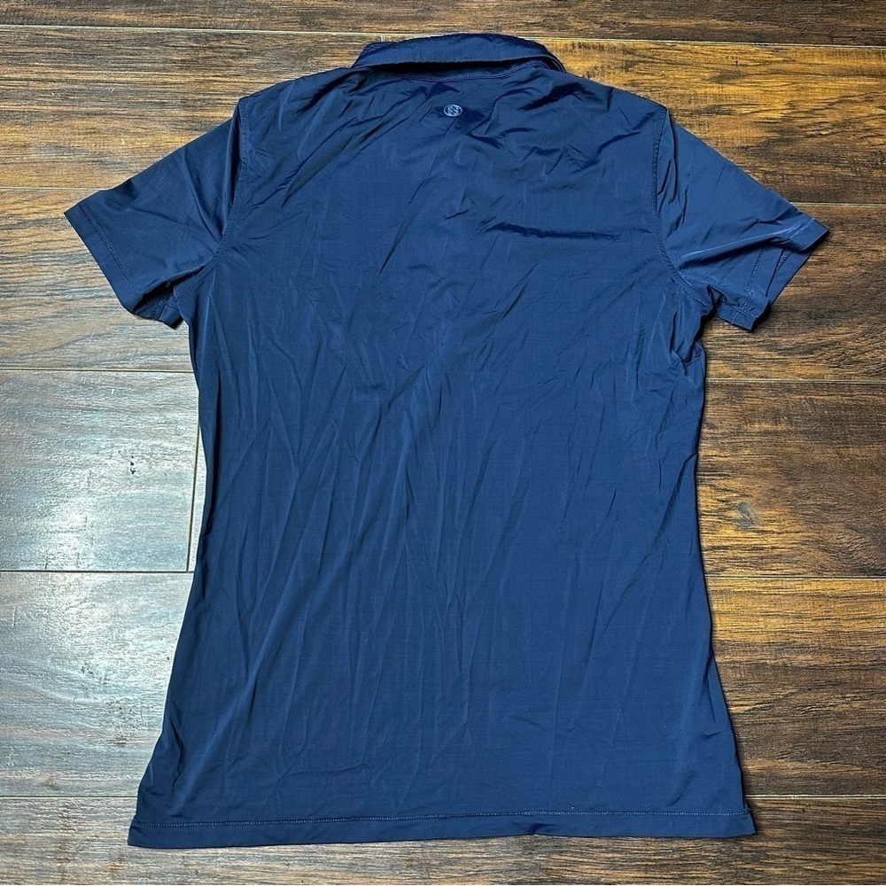 G/Force Blue Silky Tech Golf Polo Short - Picture 3 of 4